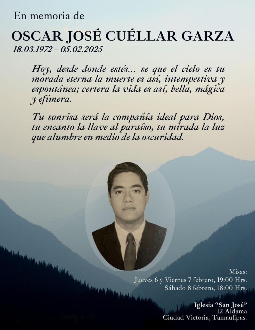 (+) Oscar José Cuéllar Garza